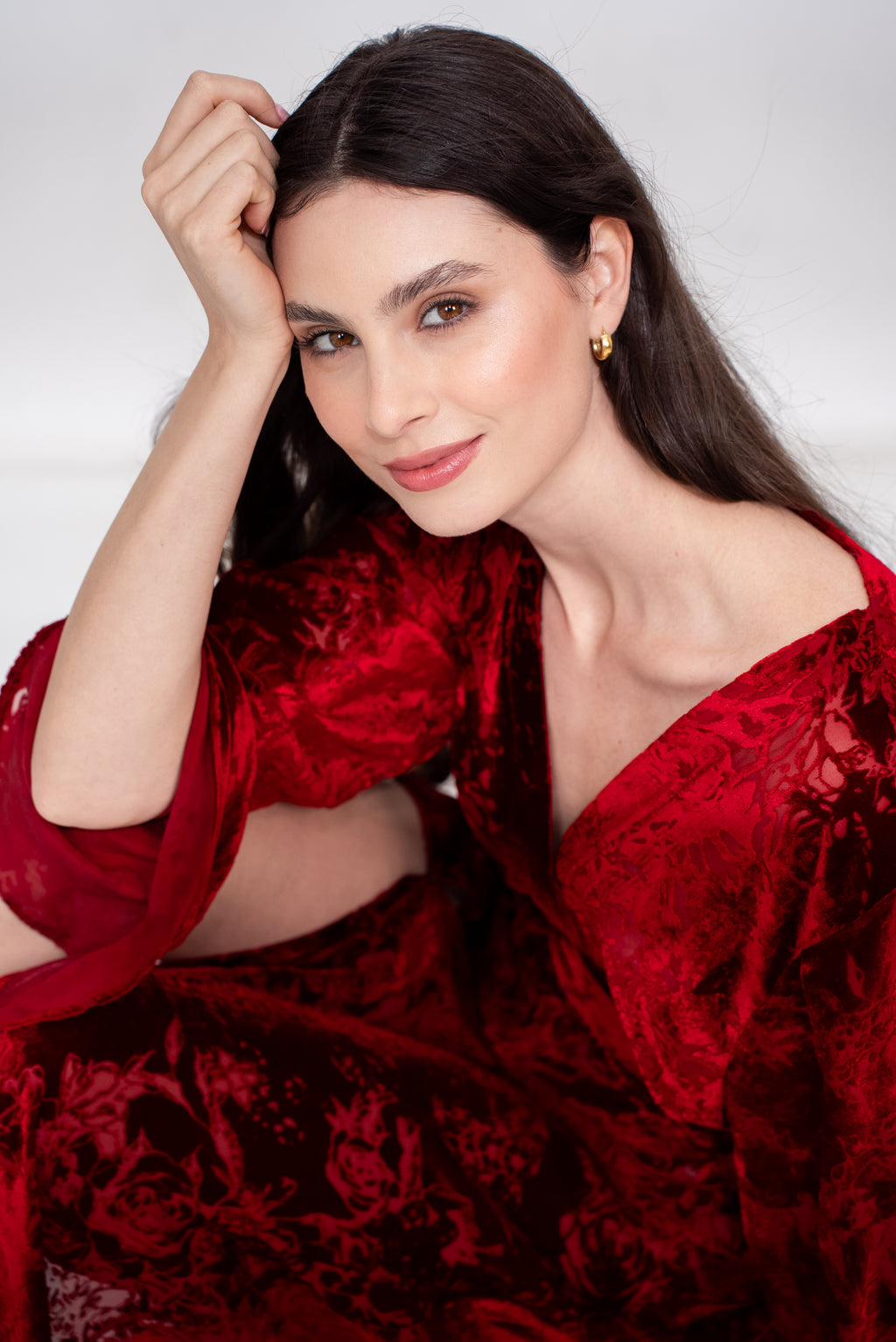 Rose Kimono Dress