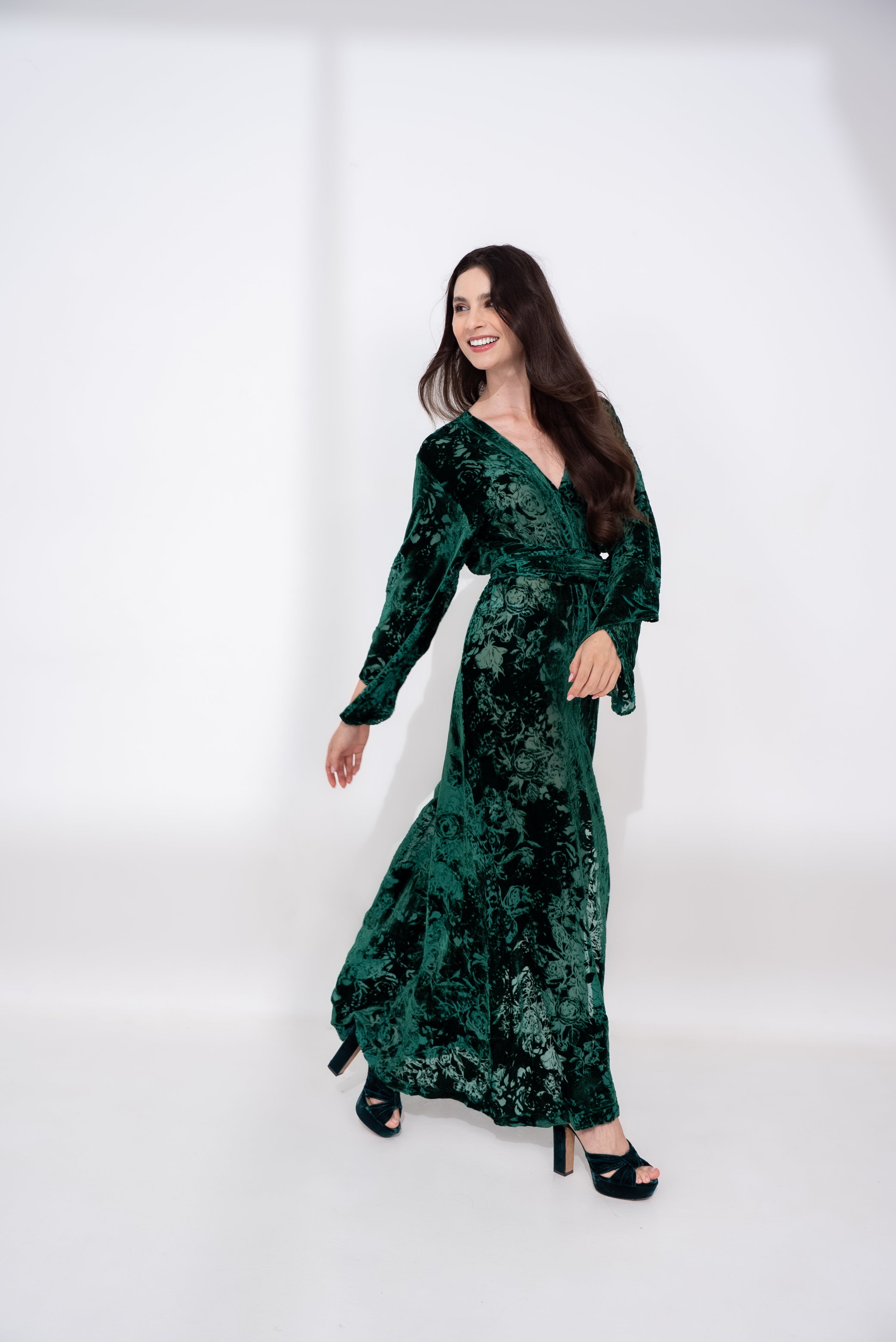 Rose Kimono Dress