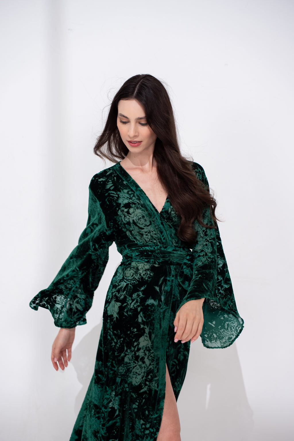 Rose Kimono Dress