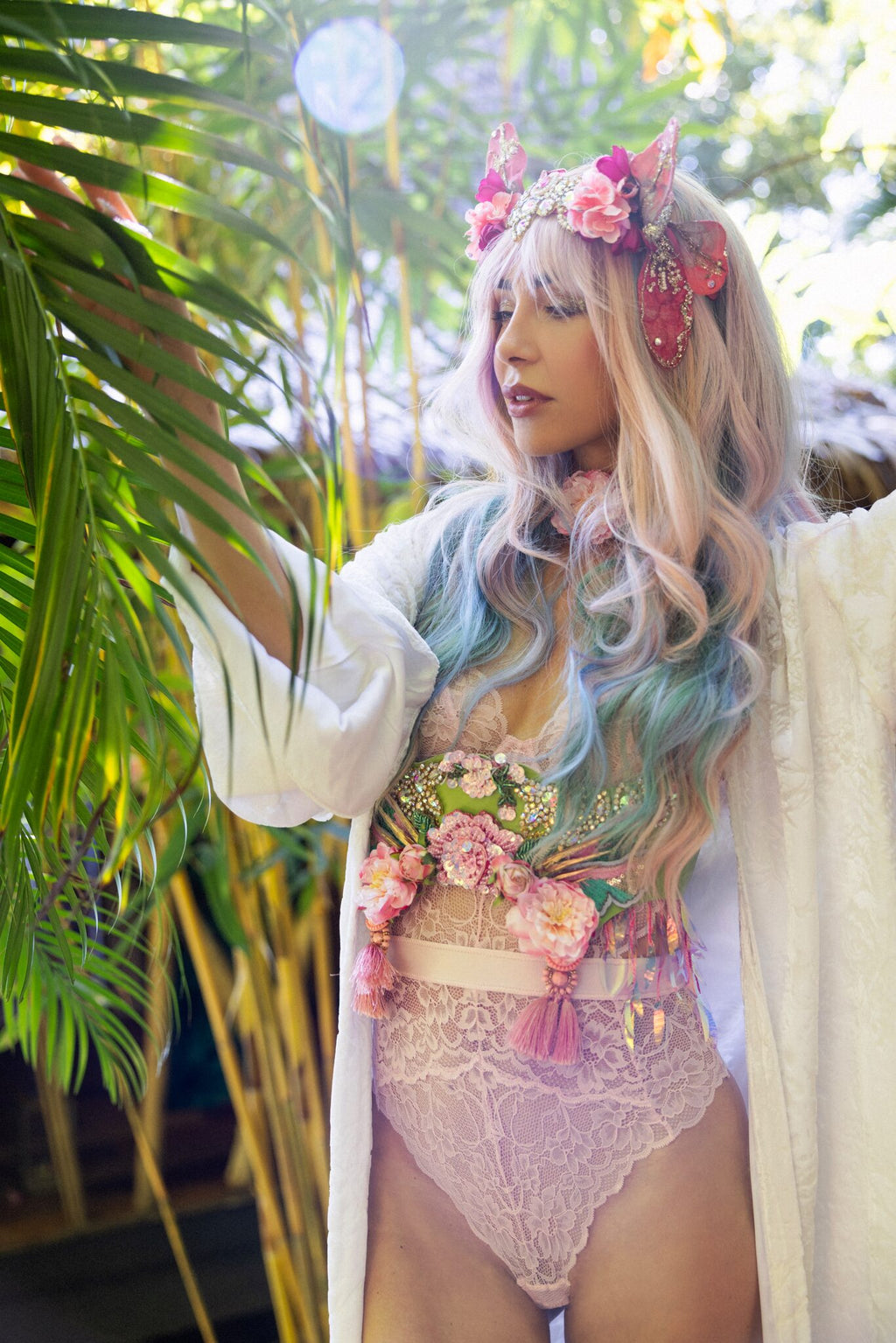 Rose Kimono Dress