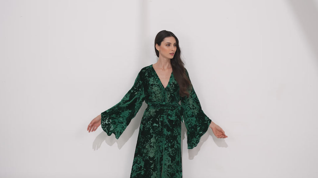 Rose Kimono Dress