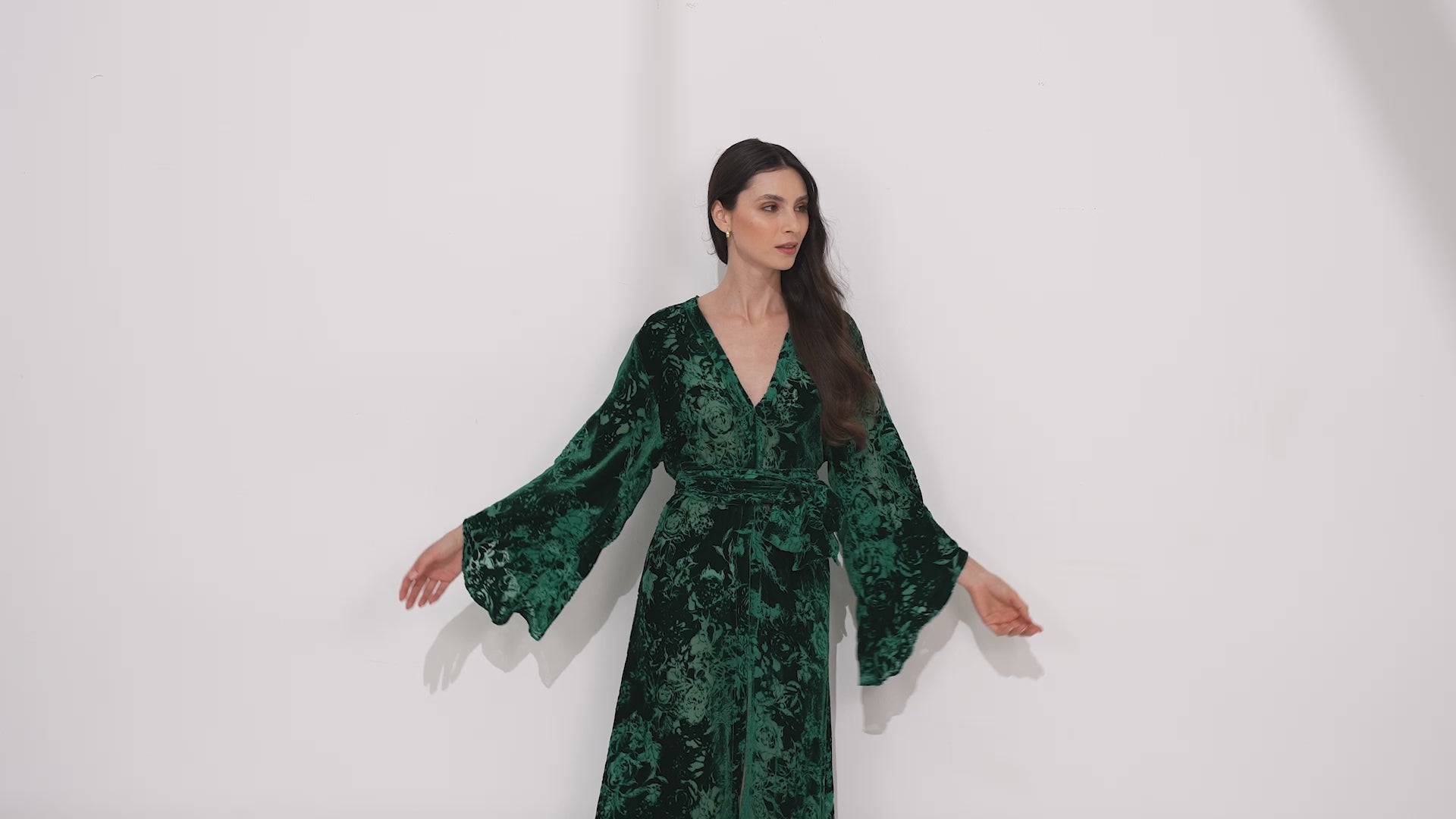 Rose Kimono Dress